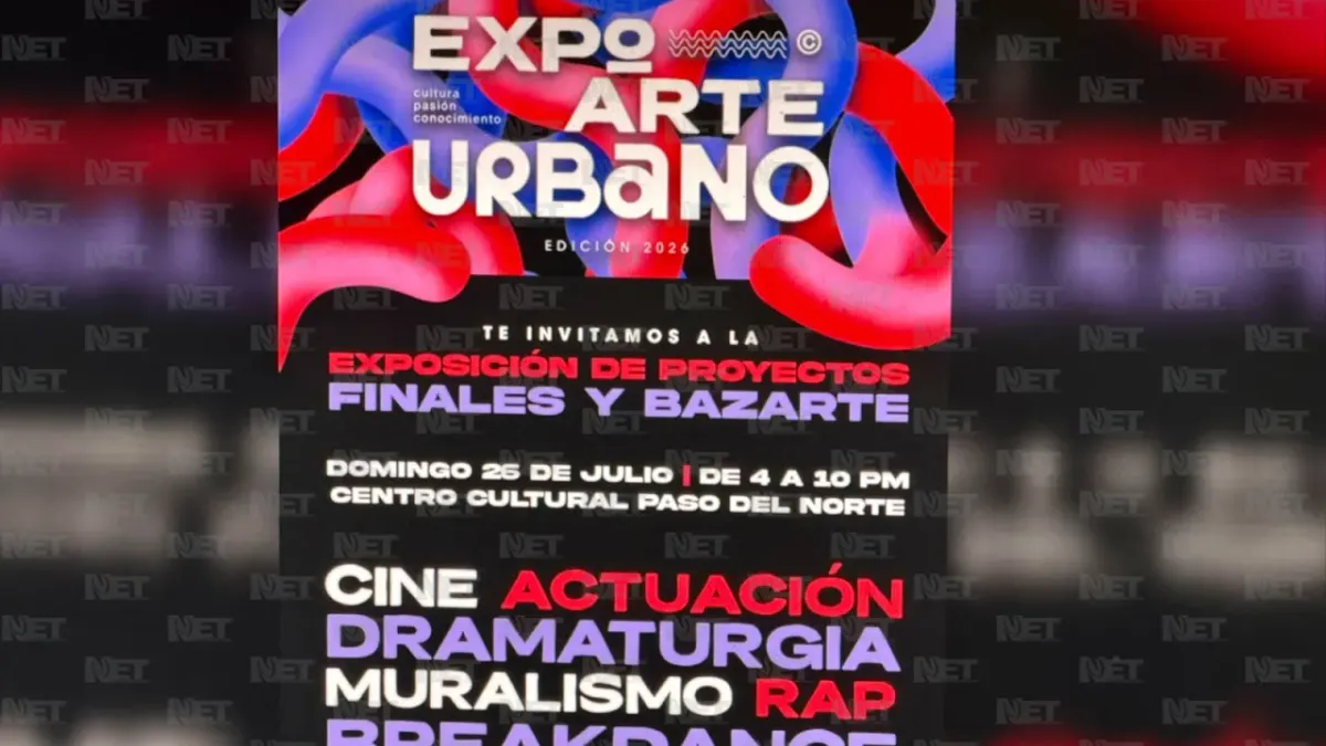 Invitan a Expo Arte Urbano 2026 en el Centro Cultural Paso del Norte