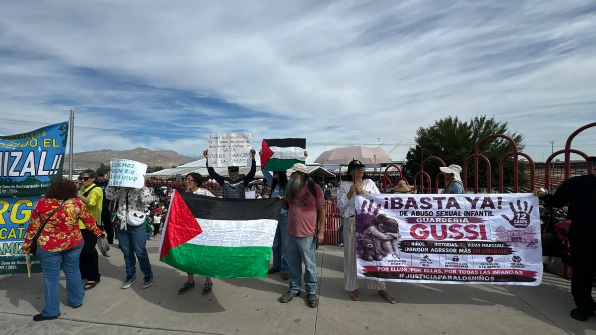 Manifestaciones visita de Shainbaum 2do informe
