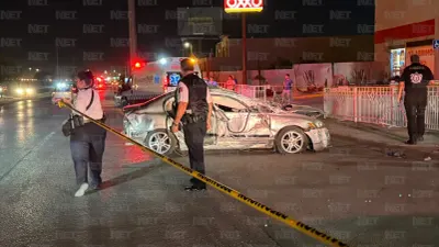 Accidente en bulevar Juan Pablo II deja un muerto y un herido