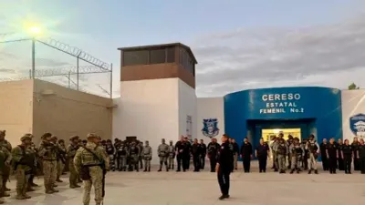 Encabeza SSPE operativo de revisión en Cereso Estatal Femenil de Juárez