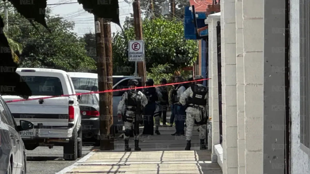 Operativo de AEI y GN en colonia Los Nogales genera cierre de calles