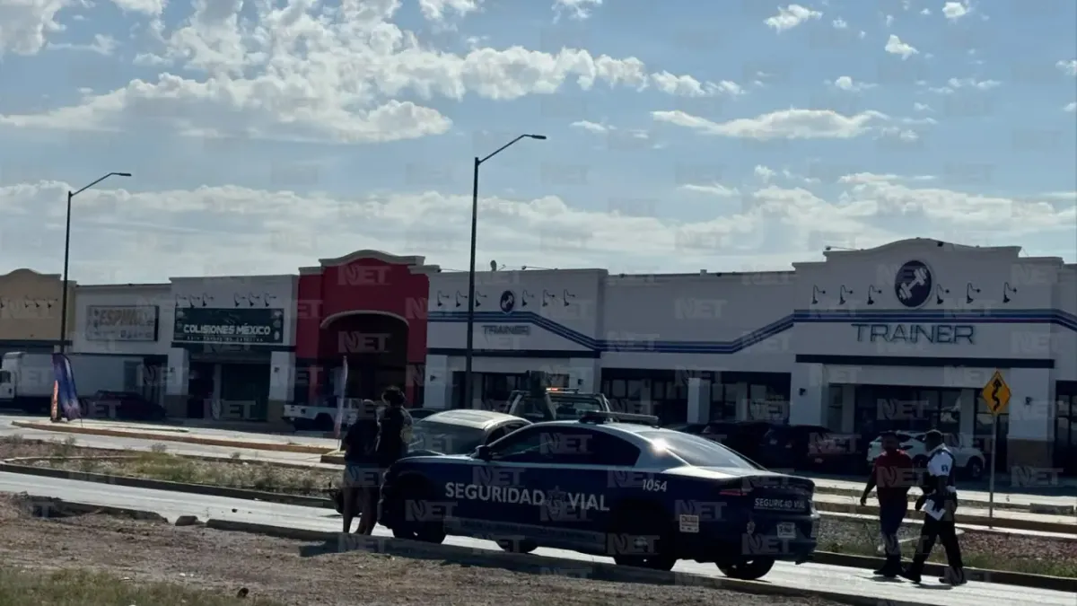 Conductor se estrella contra árbol en camellón del bulevar Francisco Villarreal