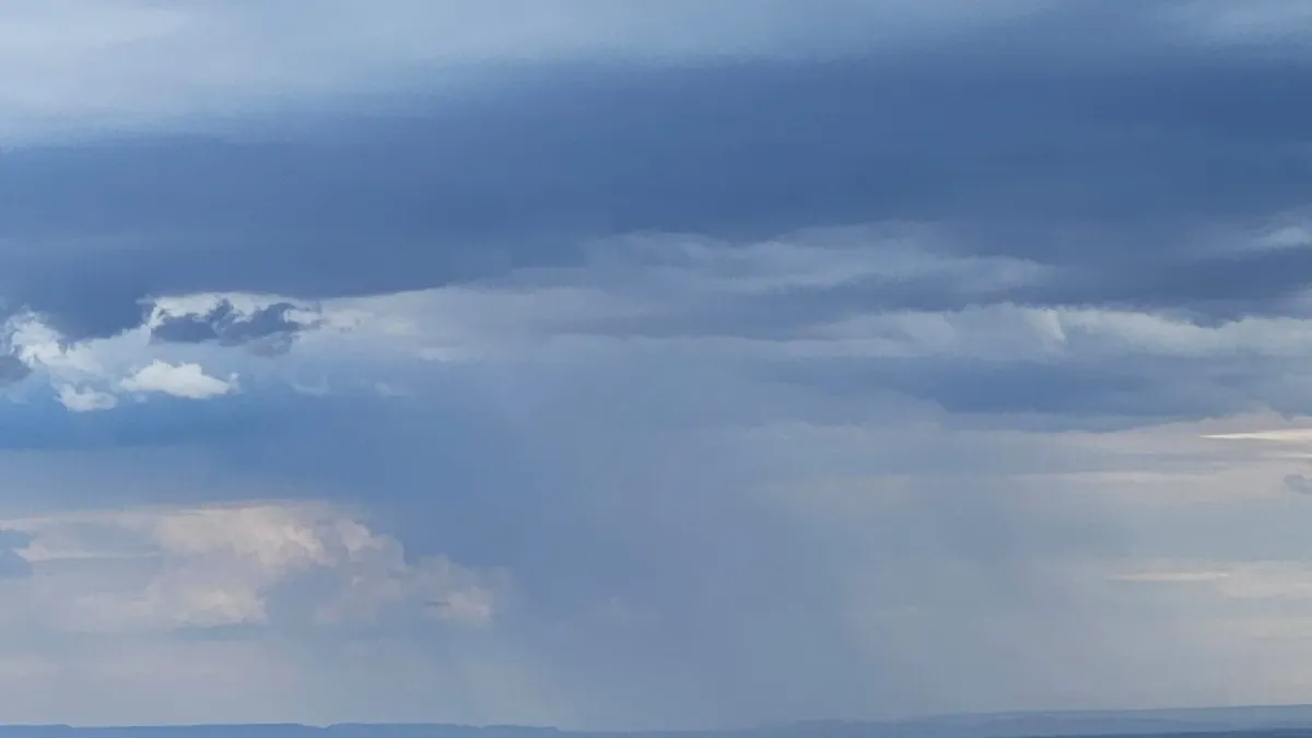 Lluvias moderadas a intensas se registran en el sur de Ciudad Juárez