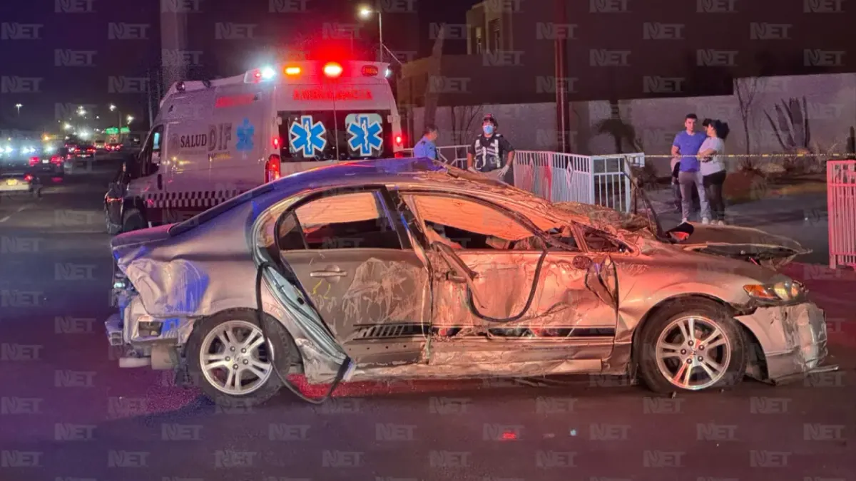 Accidente en bulevar Juan Pablo II deja un muerto y un herido