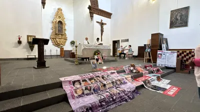 Realizan misa por desaparecidos en iglesia de la Misión de Guadalupe