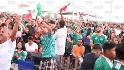 Celebraron 5 mil 500 juarenses triunfo de México en estadio 8 de Diciembre