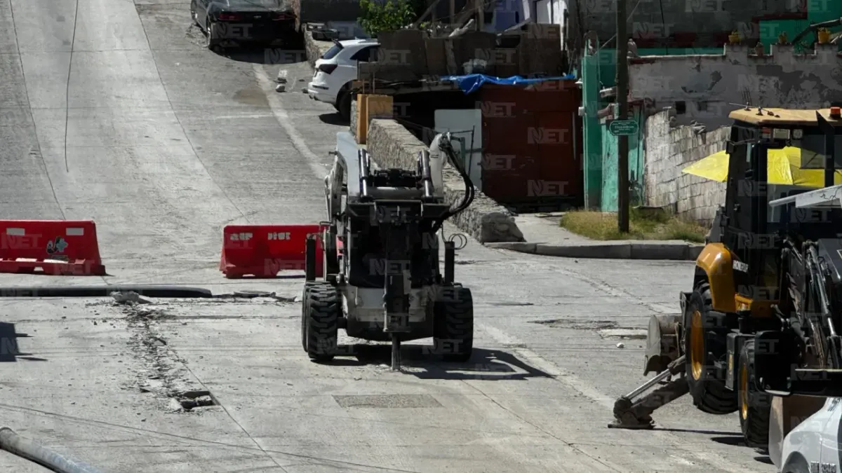 Repara JMAS tubería en colonia Azteca tras inundaciones