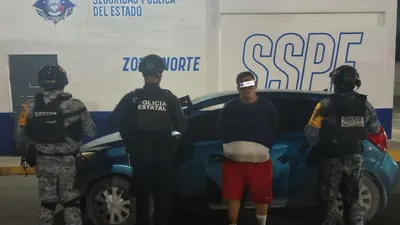 Arrestan a presunto extorsionador de comercio en Anapra