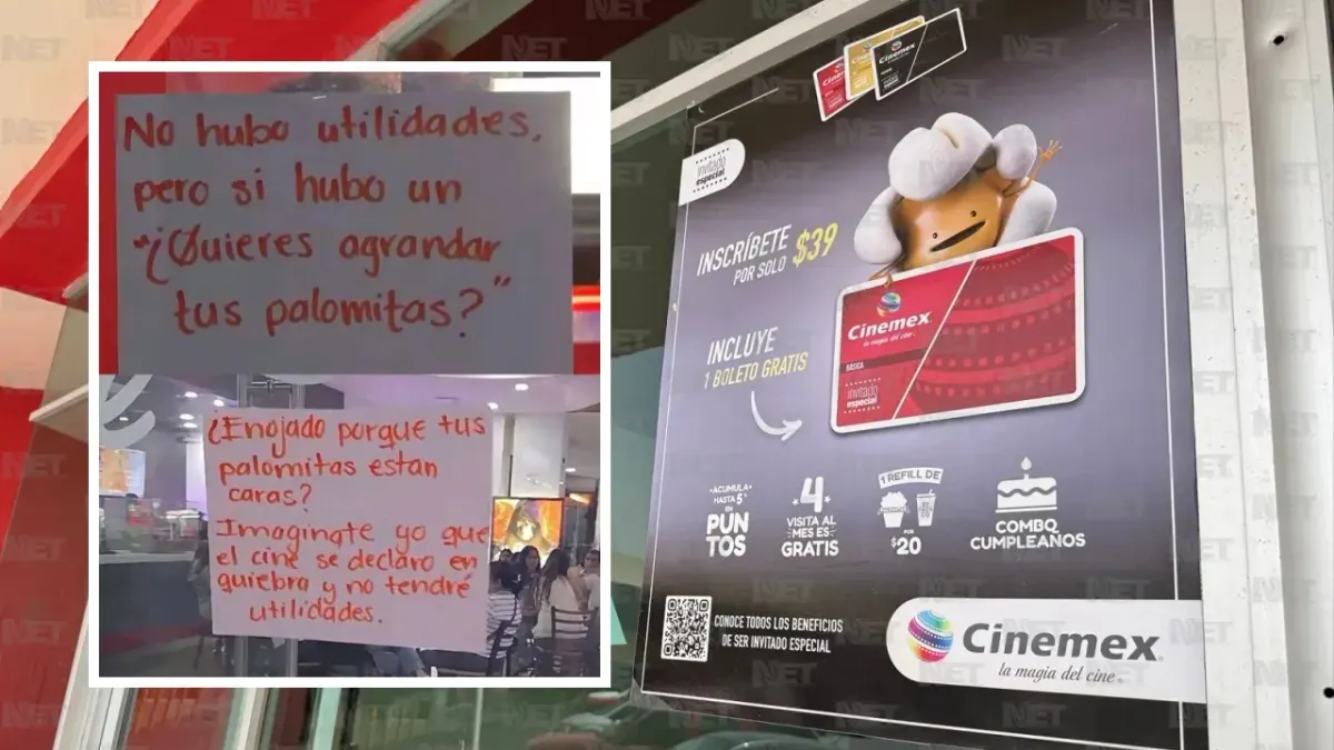 Exhiben empleados de Cinemex crisis financiera y falta de utilidades