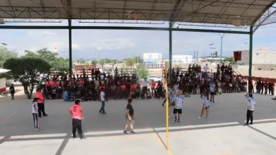 Promueve SSPM deporte y convivencia en primaria juarense