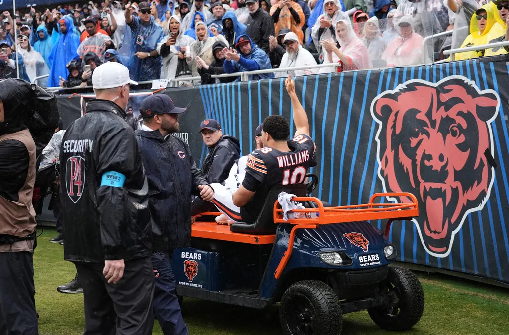 Lesiones de Caleb Williams y Jayden Daniels generan alerta en la NFL