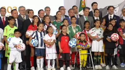 Impulsan Sheinbaum y Liga MX creación de escuelas de futbol en el país