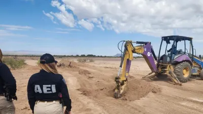 Realizan operativo de búsqueda de desaparecidos con drones y perros en Ascensión