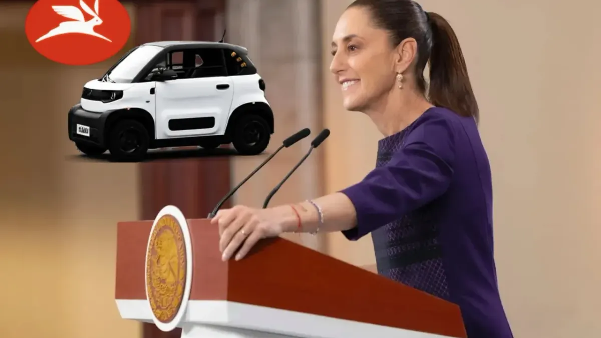 Anuncia Sheinbaum presentación del auto eléctrico Olinia en junio