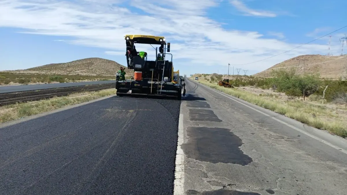 Continúa rehabilitación de carretera Chihuahua–Juárez; piden respetar desvíos