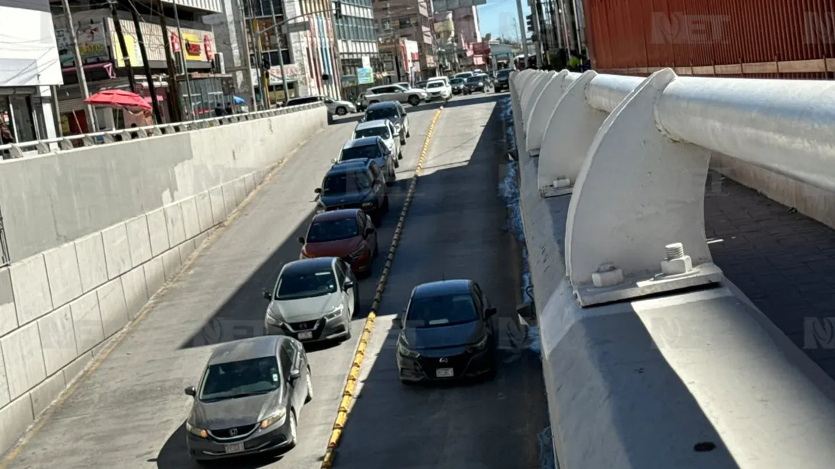 Reabren paso a desnivel de la 16 de Septiembre tras lluvias