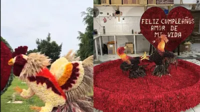 Llenan de lujosos arreglos florales la tumba de 'El Mencho' en su cumpleaños 60