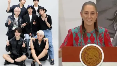 Anuncia Sheinbaum visita de BTS a Palacio Nacional