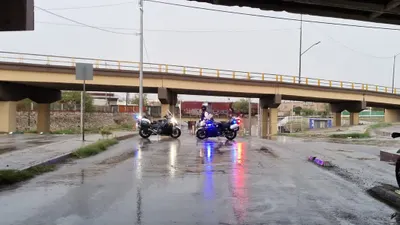 Lluvias provocan cierre de 12 vialidades en Juárez