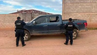 Aseguran dos camionetas robadas y droga durante operativos en Aldama