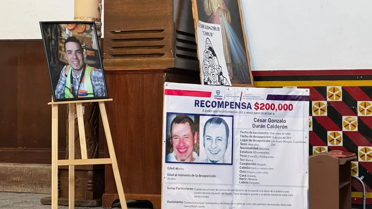 Realizan misa por desaparecidos en iglesia de la Misión de Guadalupe
