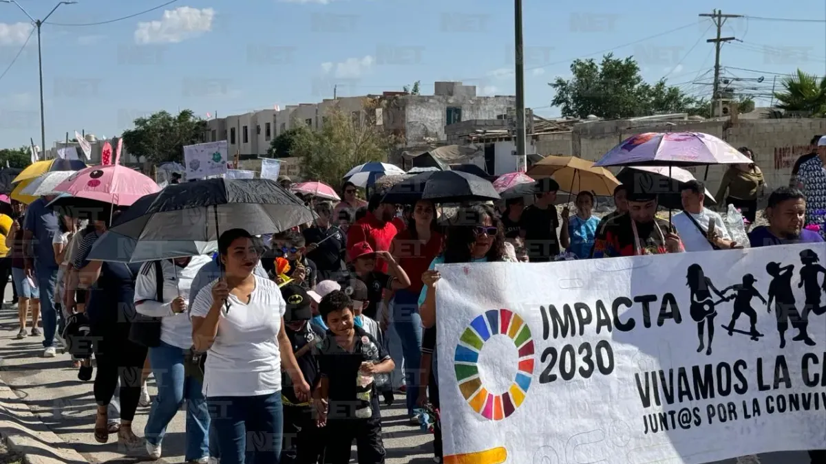 Impacta 2030 realiza caravana comunitaria en la colonia Almeras