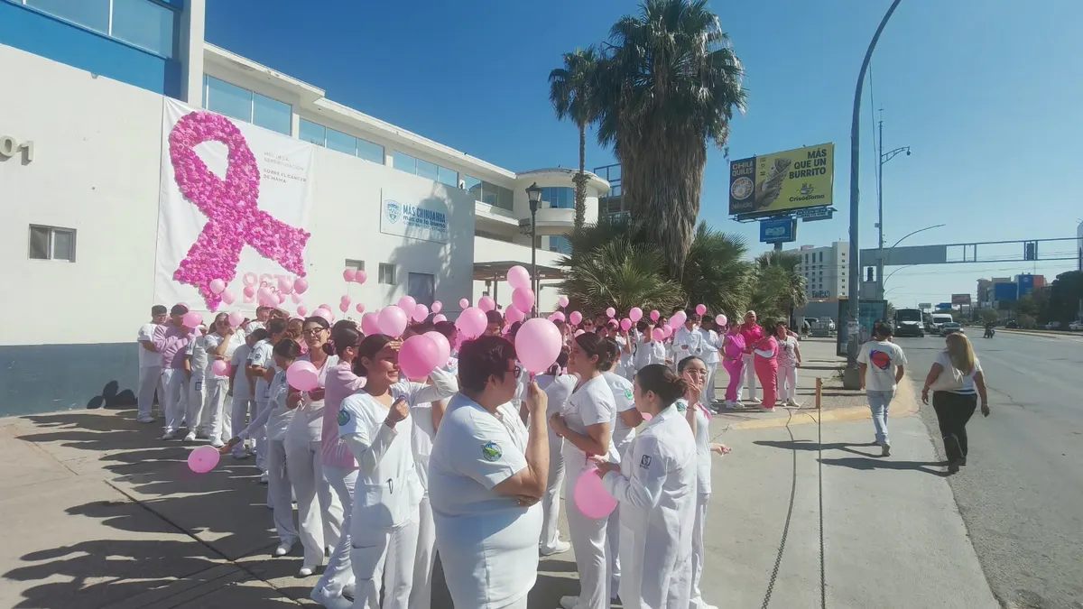Conmemora Hospital General de Juárez el Día contra el Cáncer de Mama