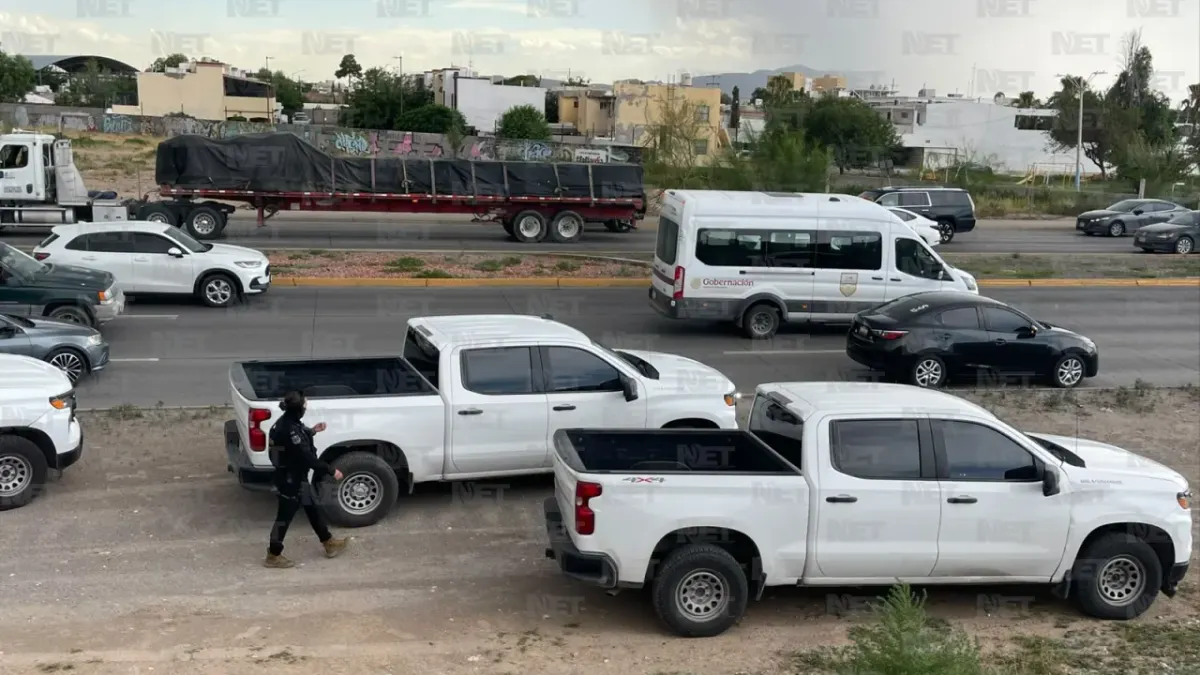 Detienen a presuntos 'polleros' en operativo sobre el bulevar Cuatro Siglos