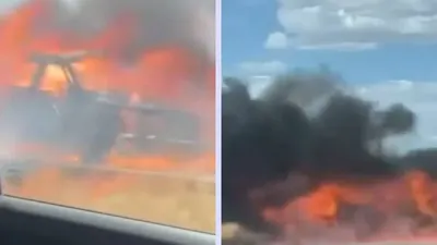 Confirma SSPE enfrentamiento y vehículos incendiados en Carichí