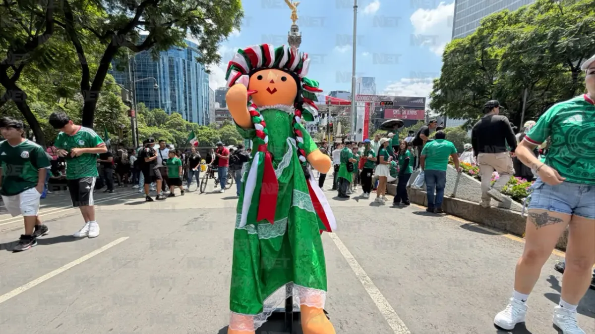 Reunió Ángel de la Independencia a 150 mil aficionados tras triunfo del Tri