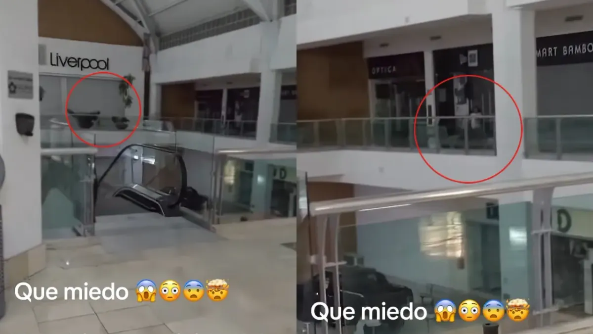 Video viral muestra supuesta aparición de una niña en plaza comercial de Torreón