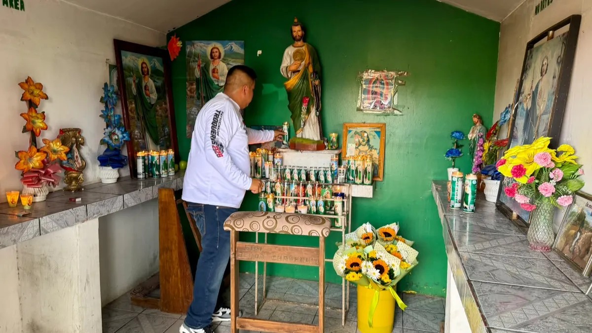 Caravana de tráileres llega a capilla del kilómetro 30 por San Judas Tadeo