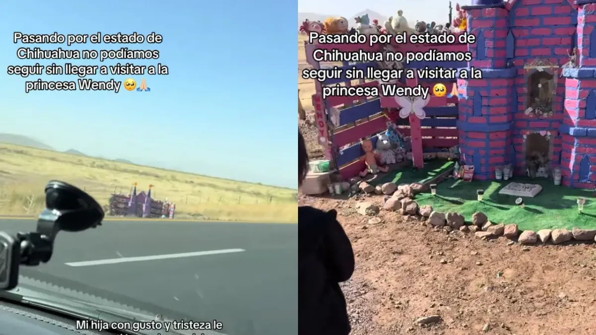 Video viral revive historia del castillo de Wendy en carretera Chihuahua-Juárez
