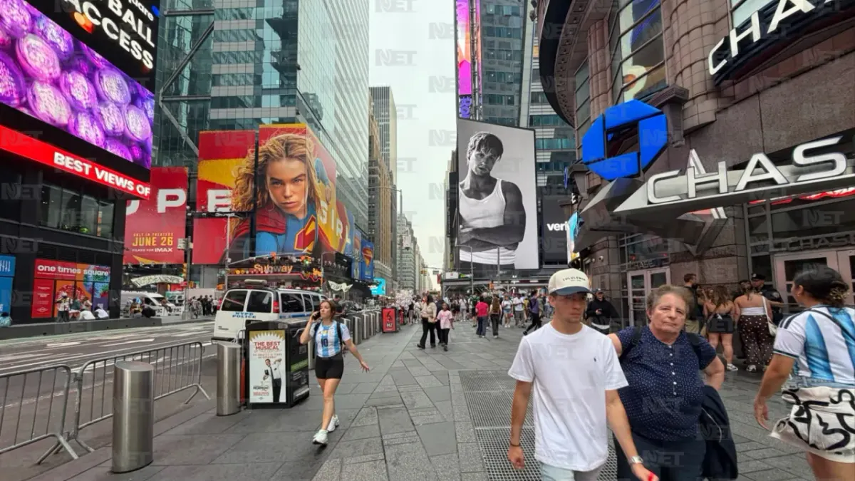Así se vive la fiesta argentina en Nueva York previo a la final del Mundial