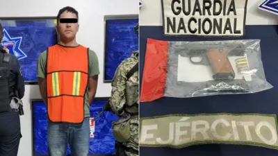 Lo detienen por conducir moto de manera imprudente y le encuentran arma