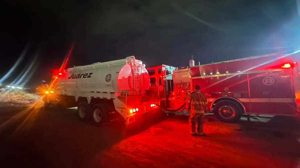 Chispa de caldera provoca incendio en empresa en Granjas Polo Gamboa