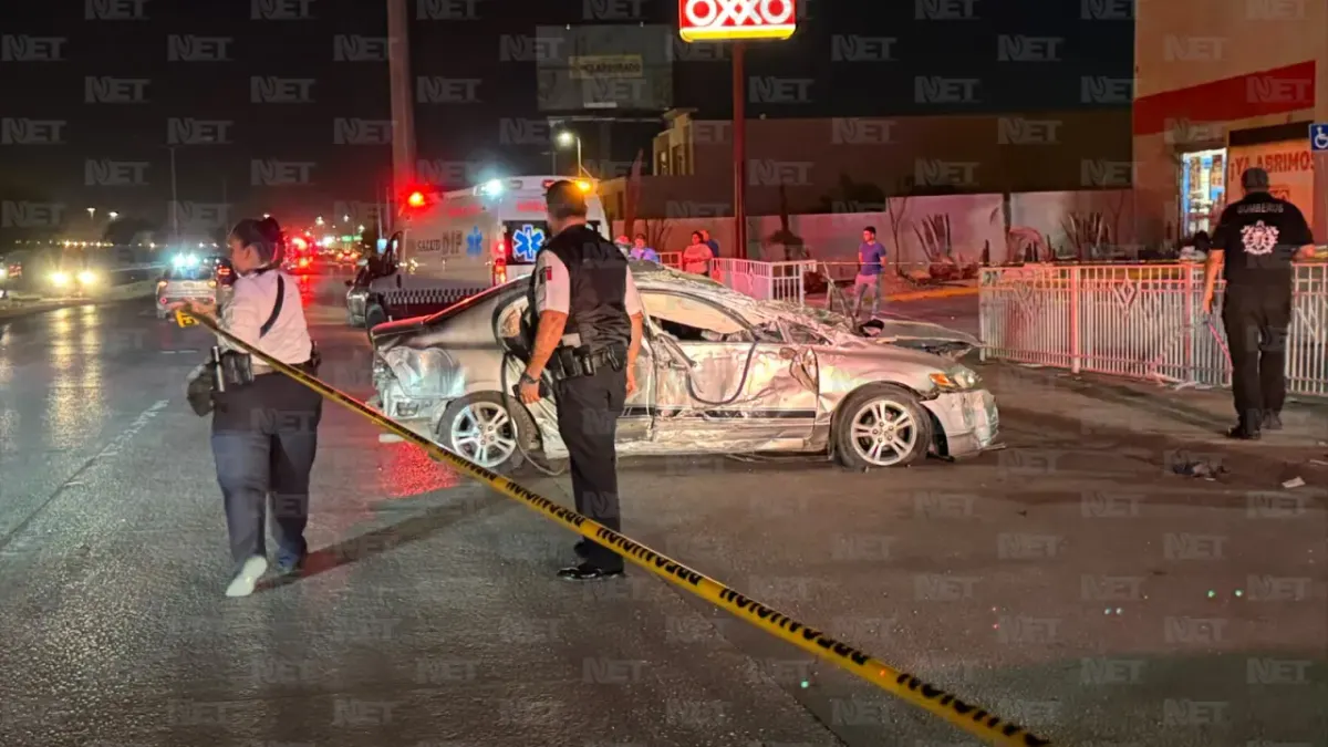 Accidente en bulevar Juan Pablo II deja un muerto y un herido