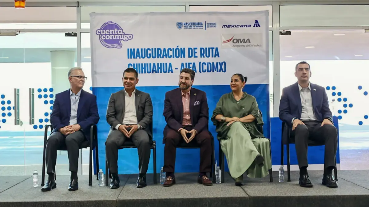Inauguran vuelo directo Chihuahua–AIFA operado por Mexicana