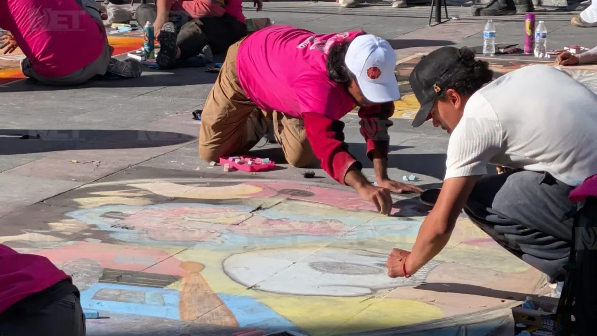 Artistas transforman el Centro Histórico con GisArte en Juárez