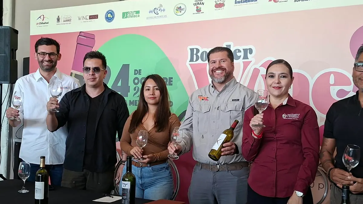 Anuncian Border Wine Fest para el 24 de octubre en Plaza de la Mexicanidad