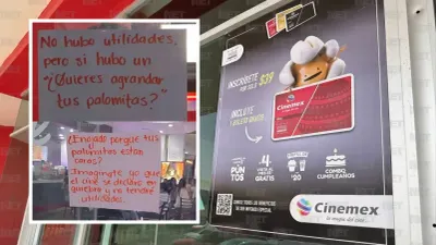 Exhiben empleados de Cinemex crisis financiera y falta de utilidades