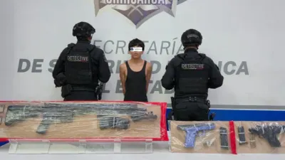 Liberan a cinco migrantes y detienen a presunto secuestrador armado