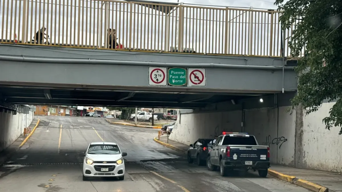 Reportan transitables los pasos inferiores de la Zona Centro tras lluvias