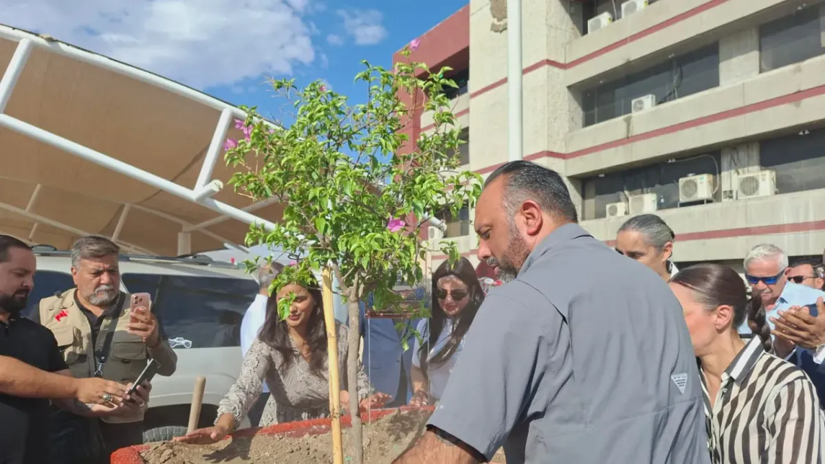 Arranca programa Adopta una Jardinera en la Presidencia Municipal de Juárez