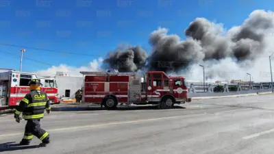 Confirman autoridades que no hubo lesionados tras incendio de maquila