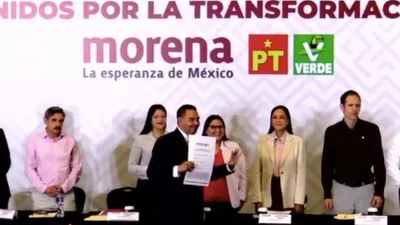 Se registra Pérez Cuéllar como aspirante de Morena rumbo a elecciones 2027