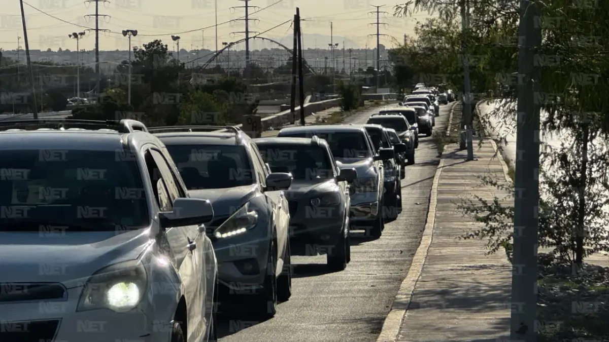 Filas moderadas en Juárez este domingo