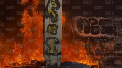 Se incendia otra vez edificio abandonado en El Barreal
