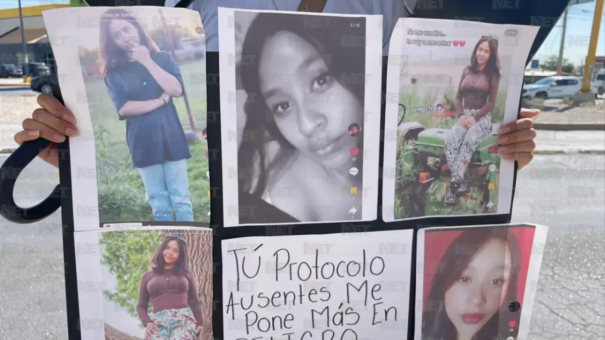 Protesta familia de Cristina Yamilet por su desaparición; exigen Alerta Amber