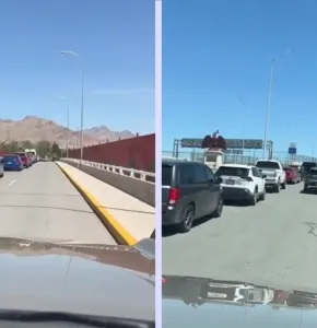 Conductor muestra truco para evitar la fila en el puente Córdova-Américas